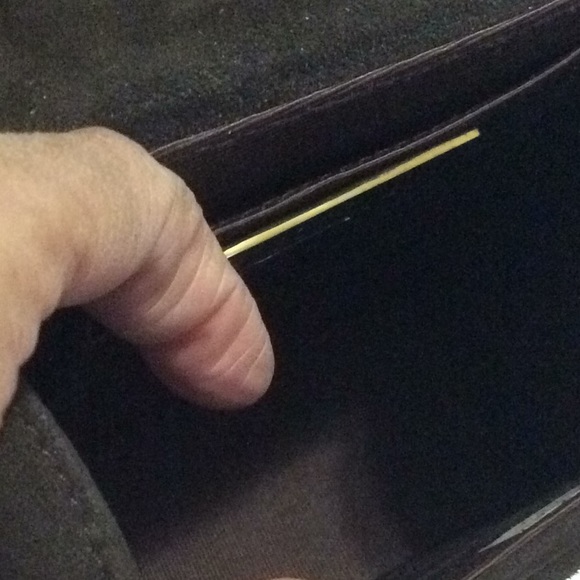 Susan Gail Genuine Suede Brown Box Handbag - Picture 11 of 13